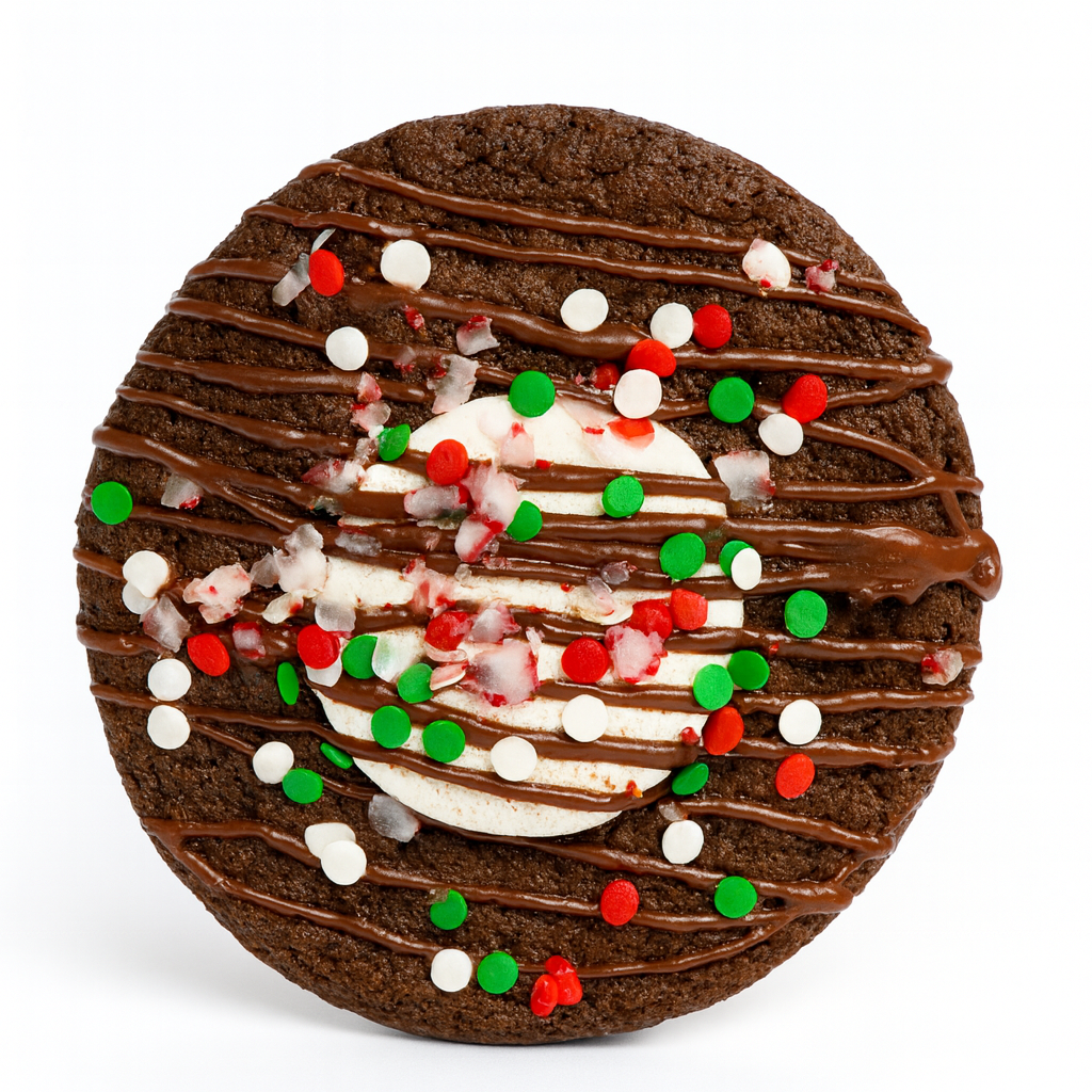 Hot Cocoa Brownie Cookie